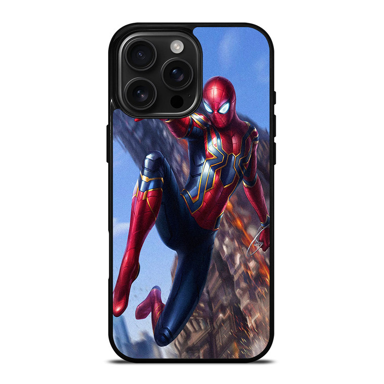 IRON SPIDER SUPERHERO iPhone 16 Pro Max Case Cover