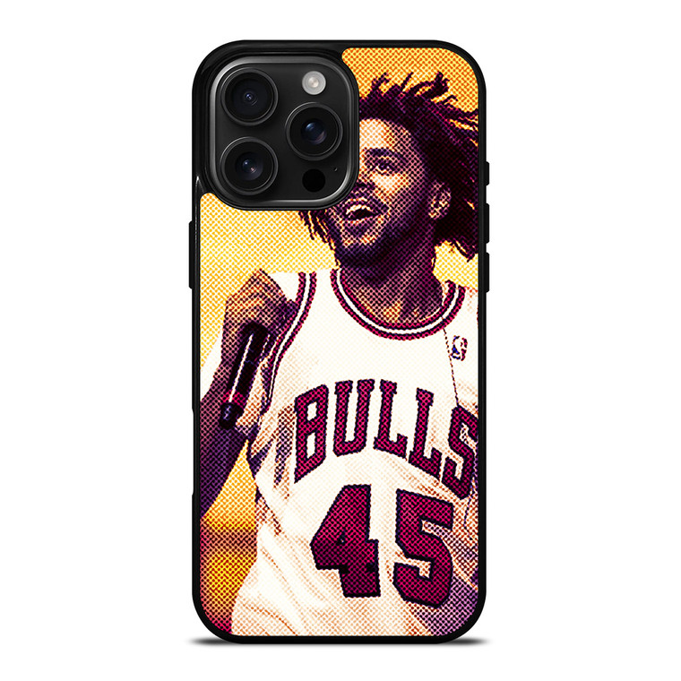 J COLE CHICAGO BULLS iPhone 16 Pro Max Case Cover