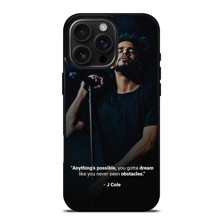 J COLE RAPPER QUOTES iPhone 16 Pro Max Case Cover