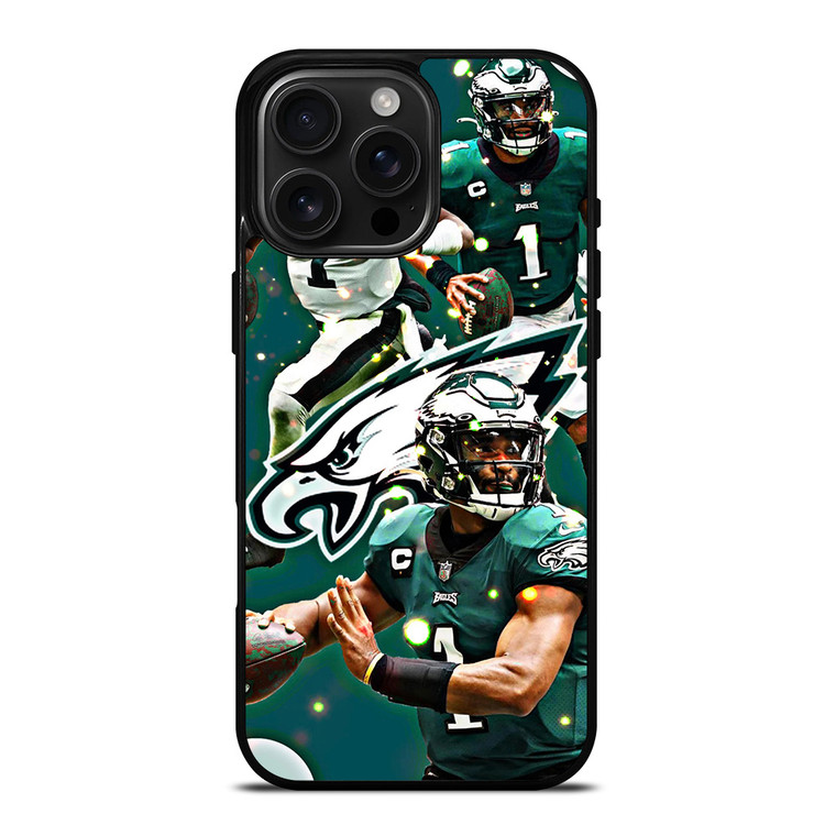 JALEN HURTS PHILADELPHIA EAGLES FOOTBALL iPhone 16 Pro Max Case Cover