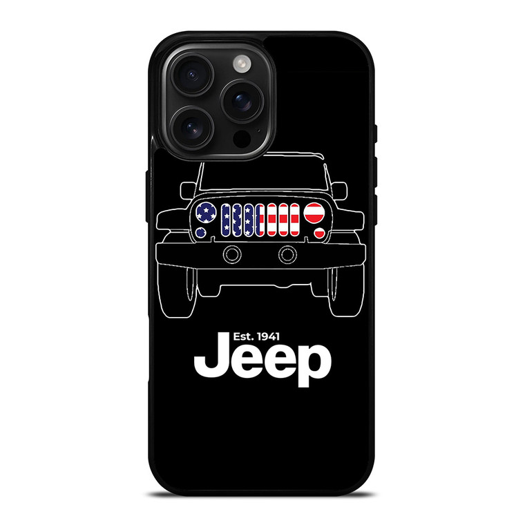 JEEP AMERICA 1941 iPhone 16 Pro Max Case Cover