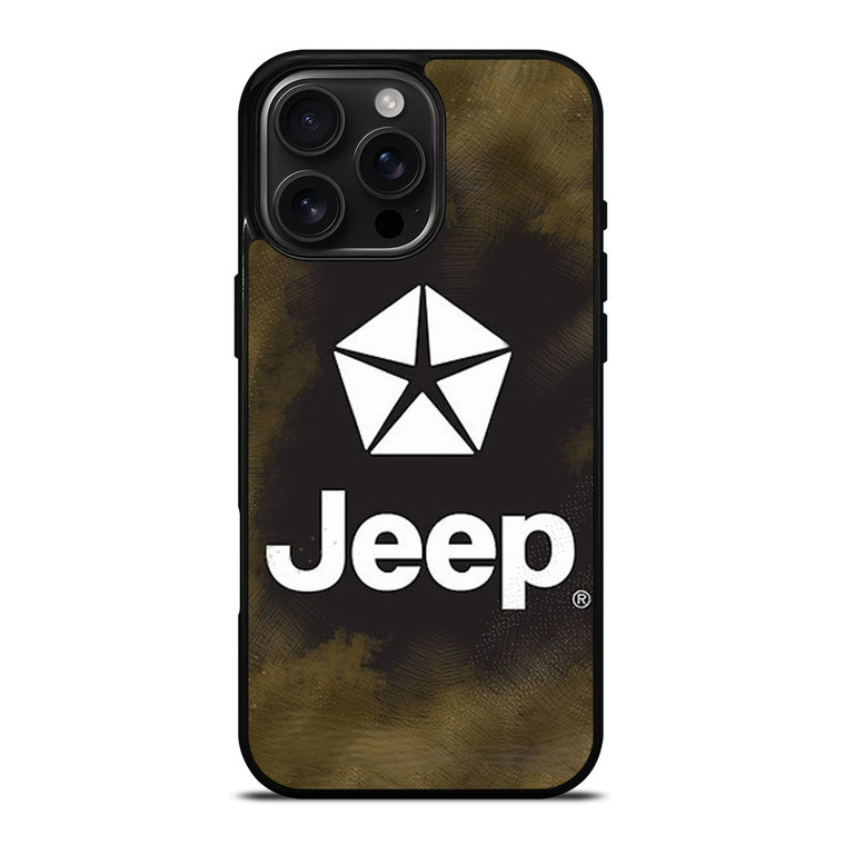 JEEP LOGO OFF ROAD CAR ICON iPhone 16 Pro Max Case Cover