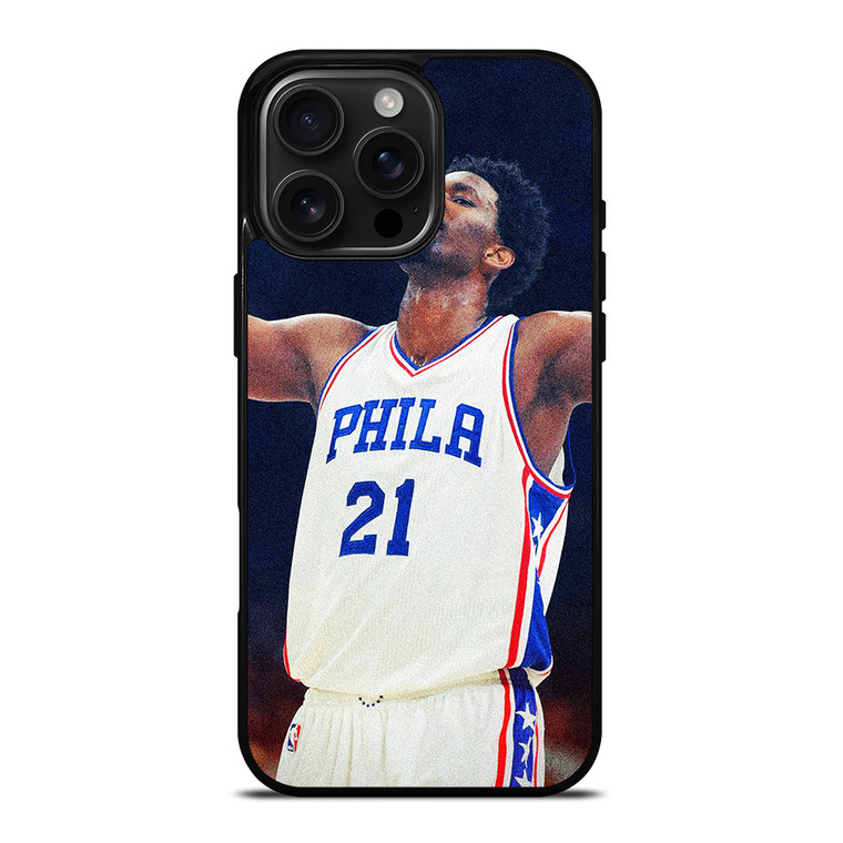 JOEL EMBIID PHILADELPHIA SIXERS iPhone 16 Pro Max Case Cover