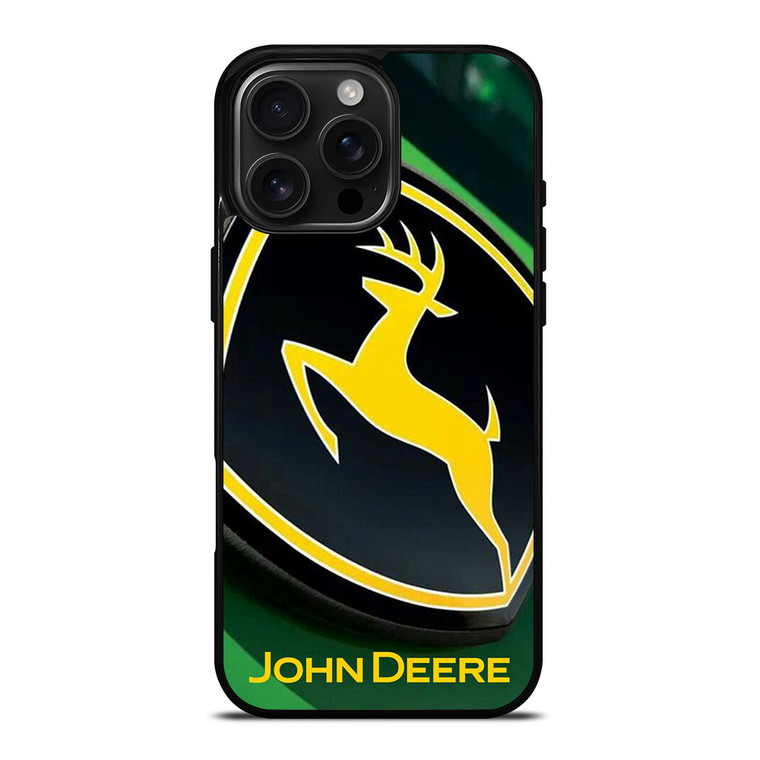 JOHN DEERE TRACTOR EMBLEM LOGO iPhone 16 Pro Max Case Cover