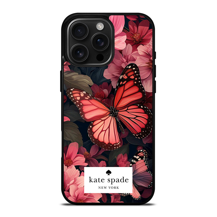 KATE SPADE NEW YORK FLOWER BUTTTERFLY iPhone 16 Pro Max Case Cover