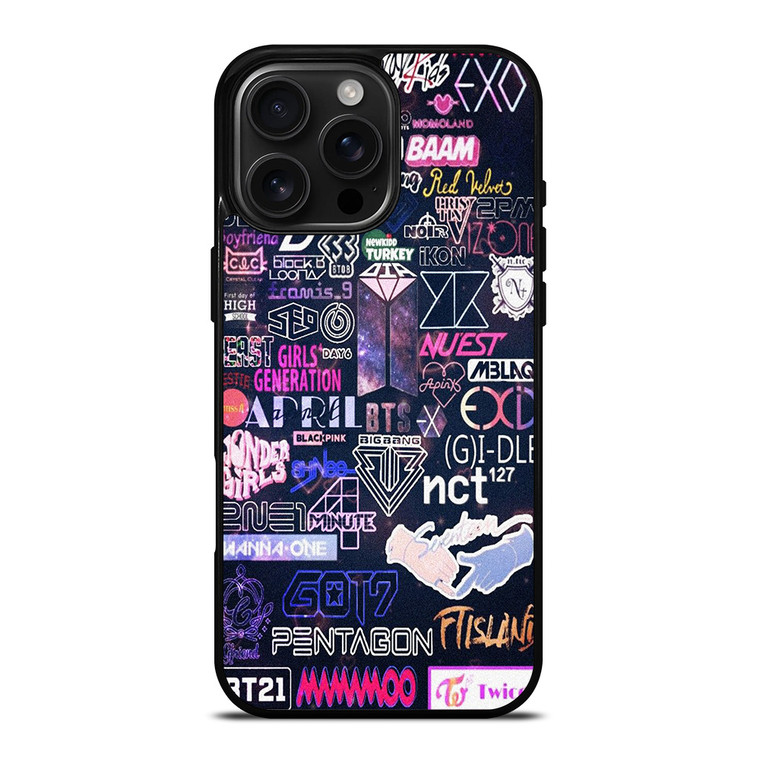 KPOP BAND ALL iPhone 16 Pro Max Case Cover