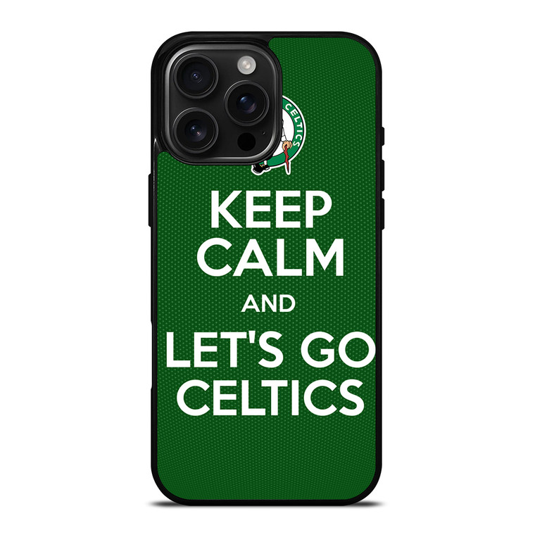LETS GO BOSTON CELTICS NBA BASKETBALL 2 iPhone 16 Pro Max Case Cover