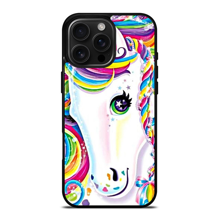 LISA FRANK UNICORN HORSE ART iPhone 16 Pro Max Case Cover