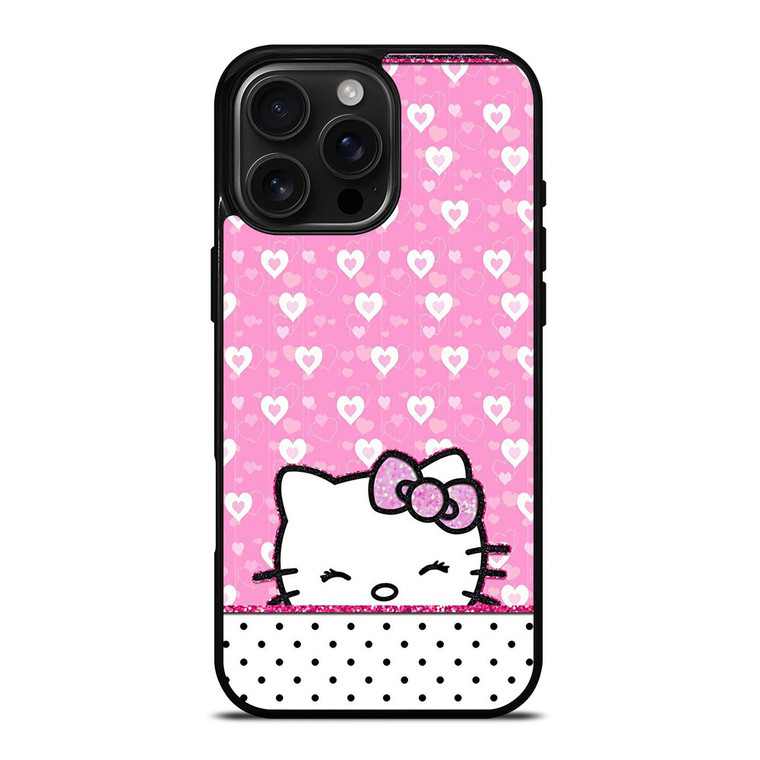 LOVELY HELLO KITTY iPhone 16 Pro Max Case Cover LOVELY HELLO KITTY iPhone 16 Pro Max Case Cover