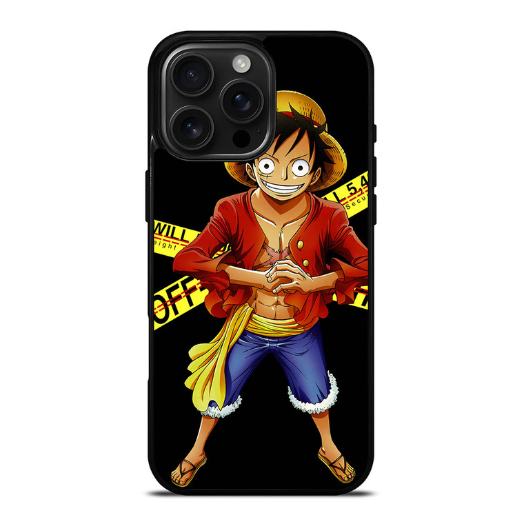 LUFFY OFF WHITE iPhone 16 Pro Max Case Cover