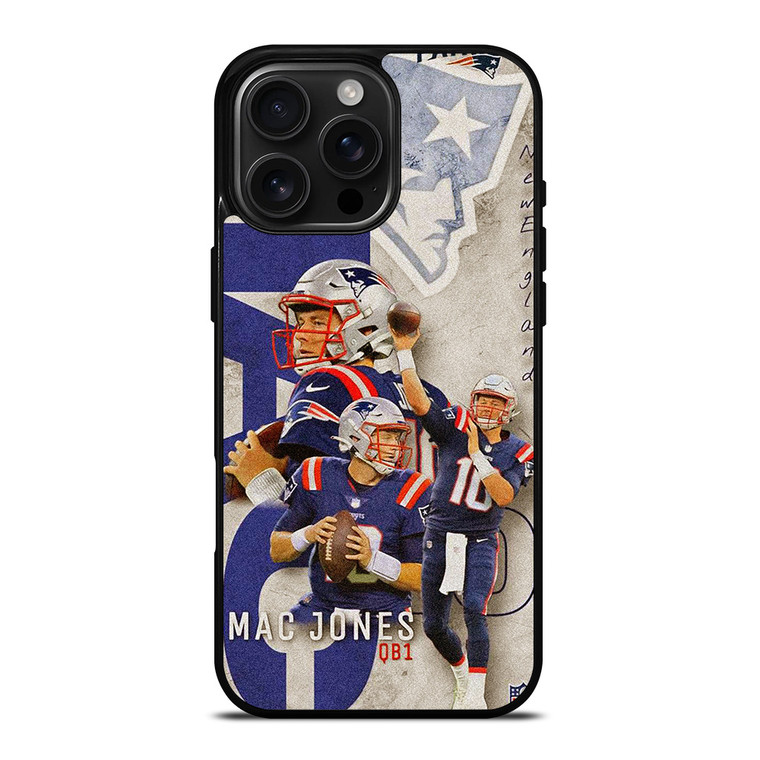 MAC JONES NEW ENGLAND PATRIOT NFL iPhone 16 Pro Max Case Cover
