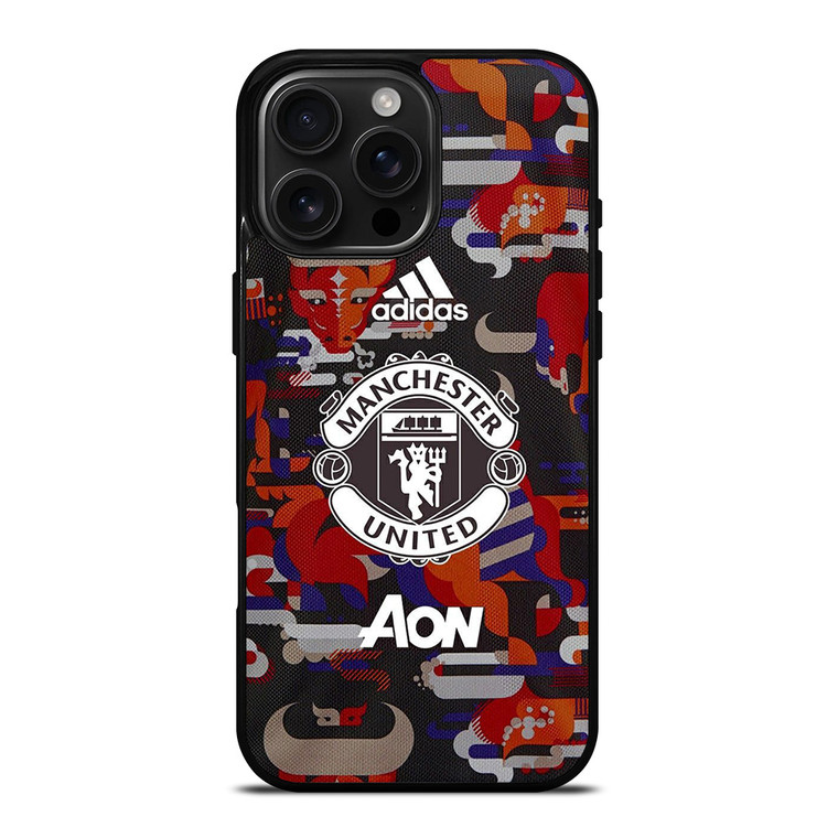 MANCHESTER UNITED AON JERSEY iPhone 16 Pro Max Case Cover