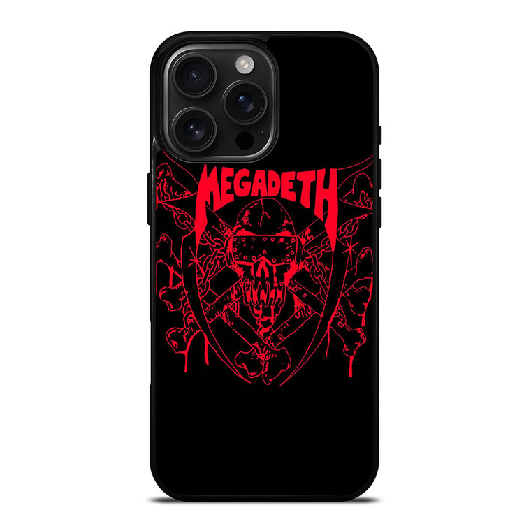 MEGADETH METAL BAND LOGO iPhone 16 Pro Max Case Cover