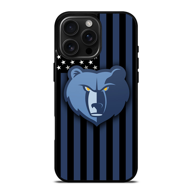 MEMPHIS GRIZZLIES NBA USA FLAG iPhone 16 Pro Max Case Cover