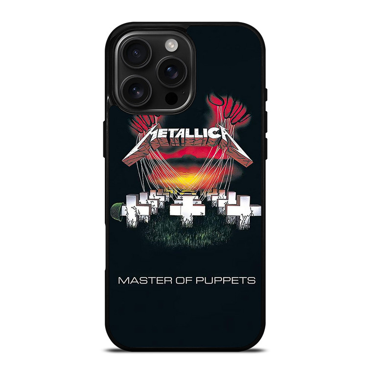 METALLICA MASTER OF PUPPETS ALBUM POSTER iPhone 16 Pro Max Case Cover
