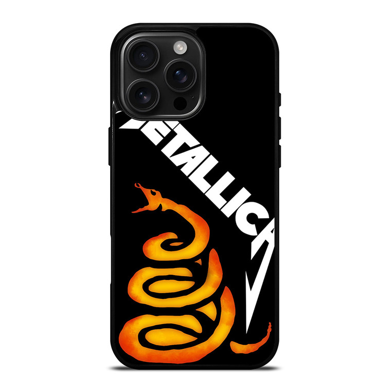METALLICA METAL BAND SNAKE iPhone 16 Pro Max Case Cover