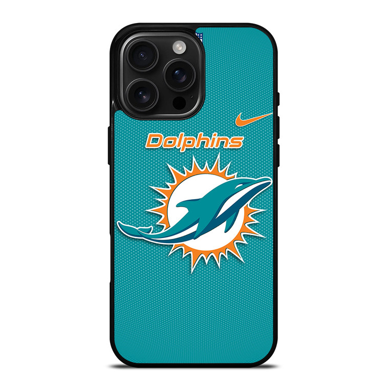 MIAMI DOLPHINS NFL FOOTBALL NIKE iPhone 16 Pro Max Case Cover