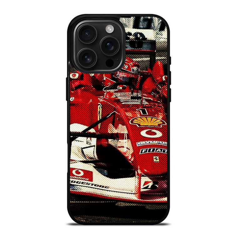 MICHAEL SCHUMACHER FERRARI F1 FORMULA ONE 2 iPhone 16 Pro Max Case Cover