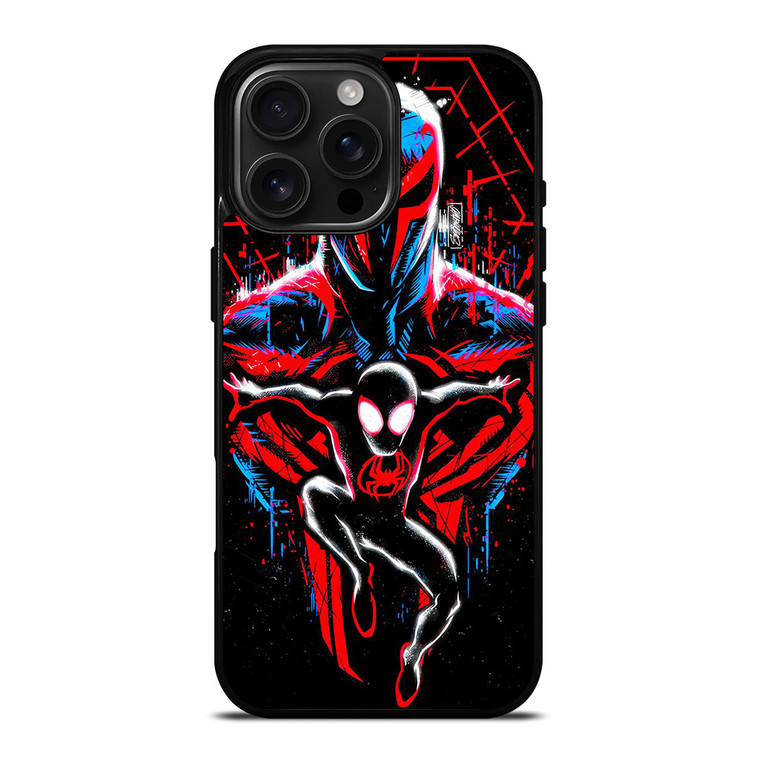 MILES MORALES AND MIGUEL SPIDERMAN ACROSS SPIDER VERSE iPhone 16 Pro Max Case Cover