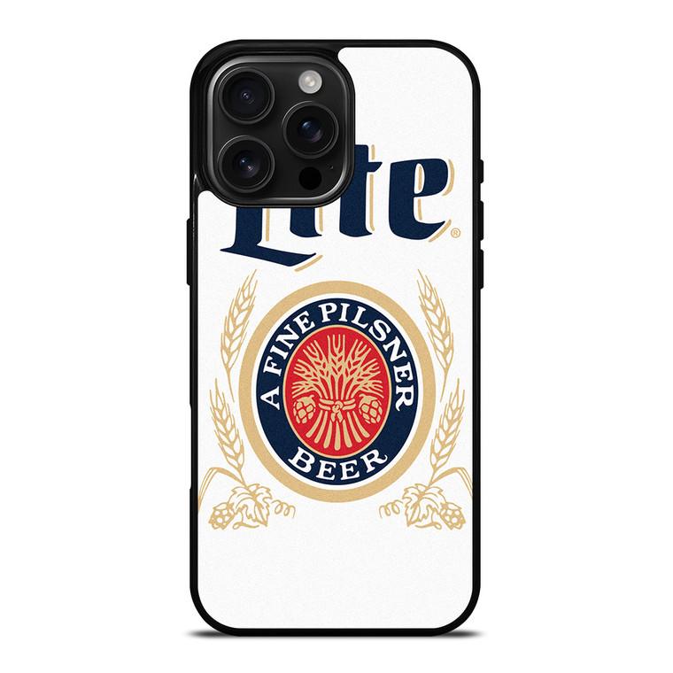 MILLER LITE PILSNER BEER iPhone 16 Pro Max Case Cover