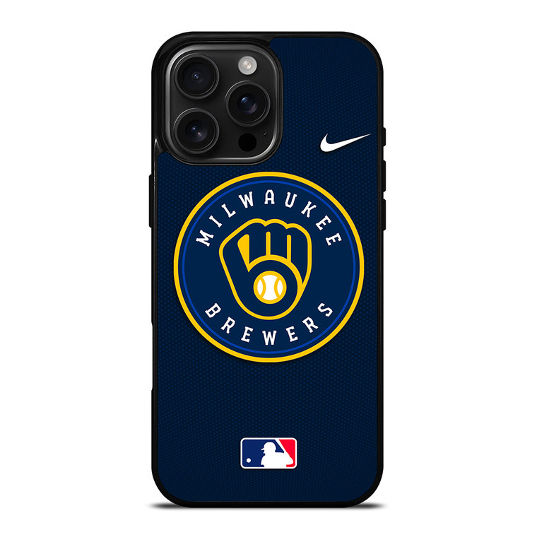 MILWAUKEE BREWERS MLB BASEBALL NIKE iPhone 16 Pro Max Case Cover