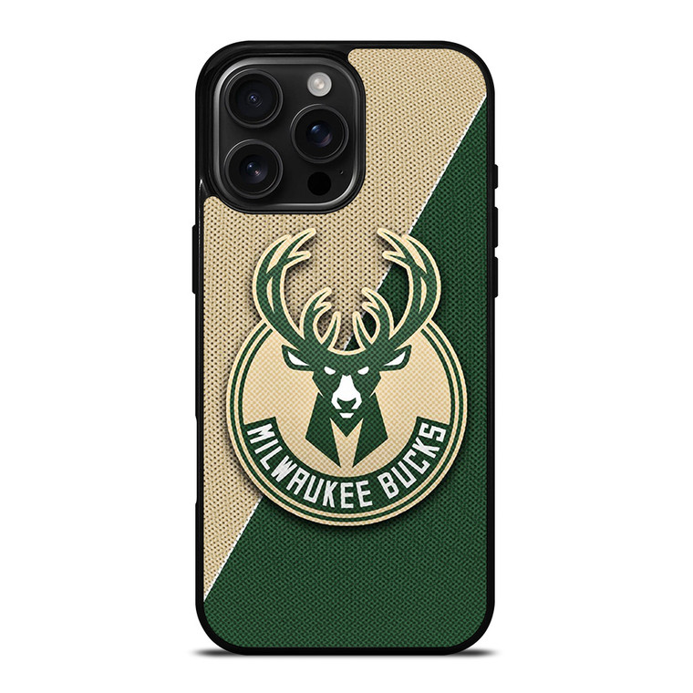 MILWAUKEE BUCKS NBA BASKETBALL LOGO iPhone 16 Pro Max Case Cover