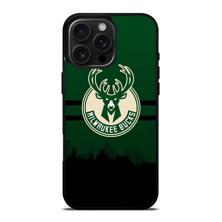 MILWAUKEE BUCKS NBA SKYLINE iPhone 16 Pro Max Case Cover MILWAUKEE BUCKS NBA SKYLINE iPhone 16 Pro Max Case Cover