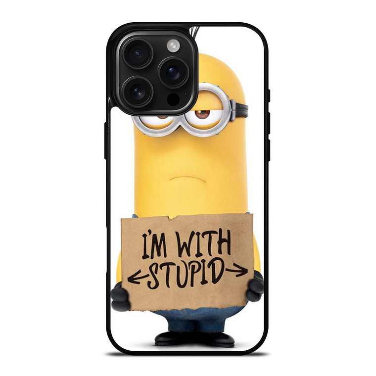 MINIONS CARTOON FUNNY iPhone 16 Pro Max Case Cover