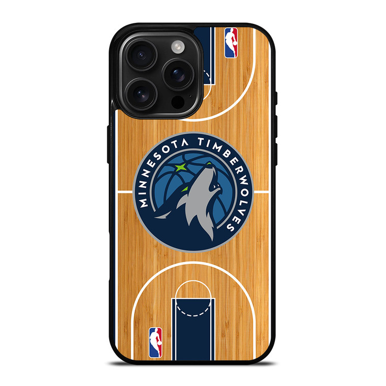 MINNESOTA TIMBERWOLVES NBA ARENA iPhone 16 Pro Max Case Cover