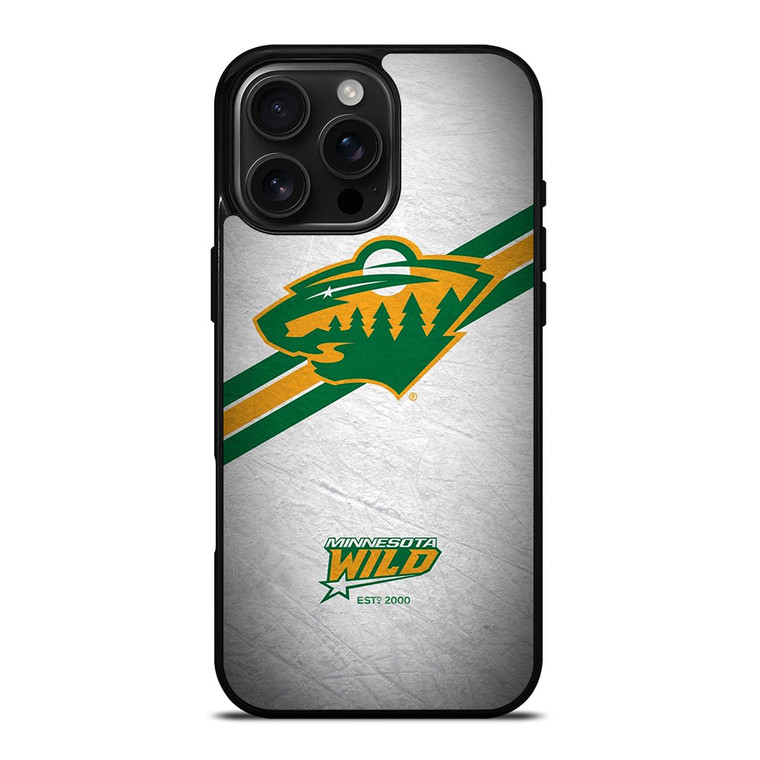 MINNESOTA WILD LOGO NHL HOCKEY TEAM ICON iPhone 16 Pro Max Case Cover