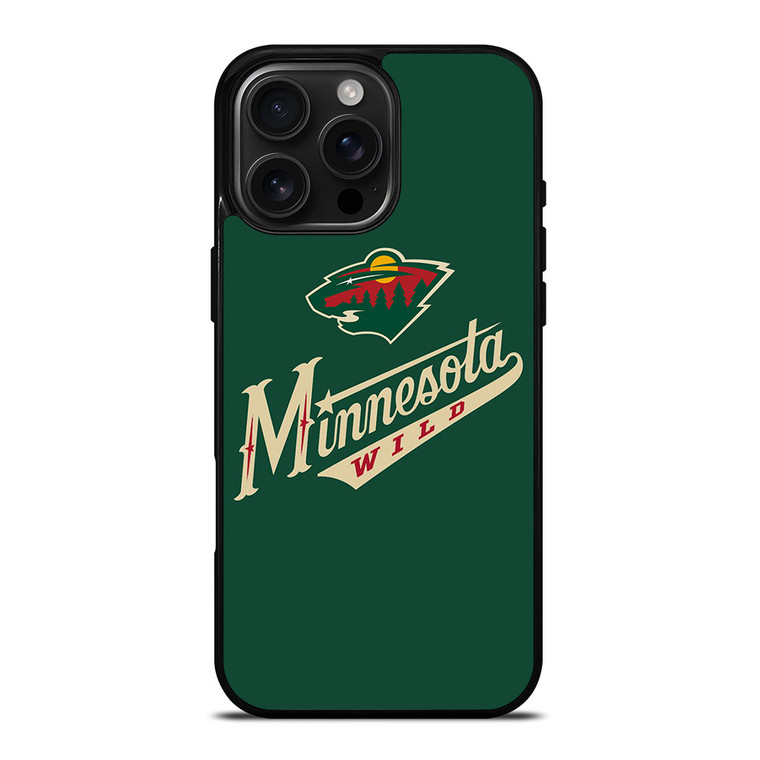 MINNESOTA WILD LOGO NHL HOCKEY TEAM iPhone 16 Pro Max Case Cover
