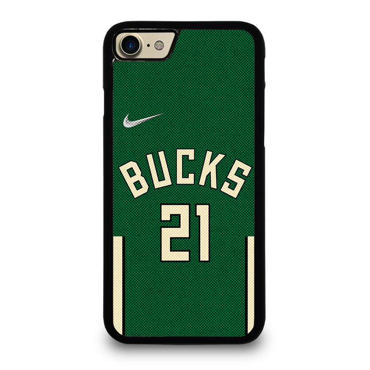 JRUE HOLIDAY MILWAUKEE BUCKS NIKE NBA 2021-22 iPhone 7 / 8 Case Cover