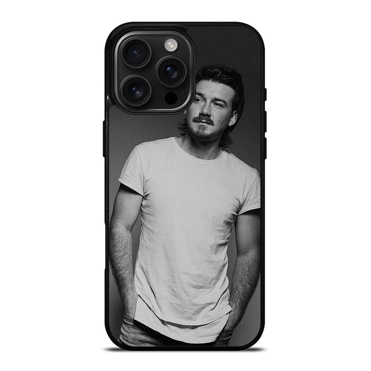 MORGAN WALLEN BLACK WHITE iPhone 16 Pro Max Case Cover