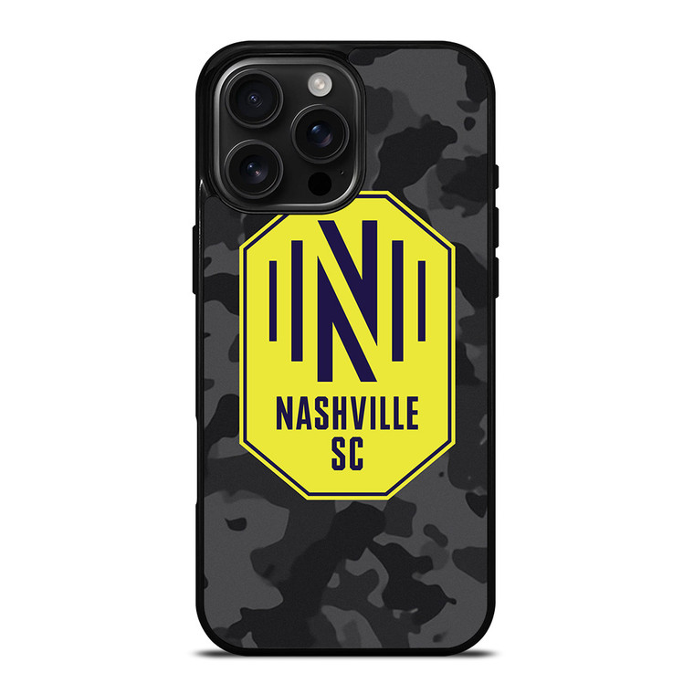 NASHVILLE SC MLS BLACK CAMO iPhone 16 Pro Max Case Cover