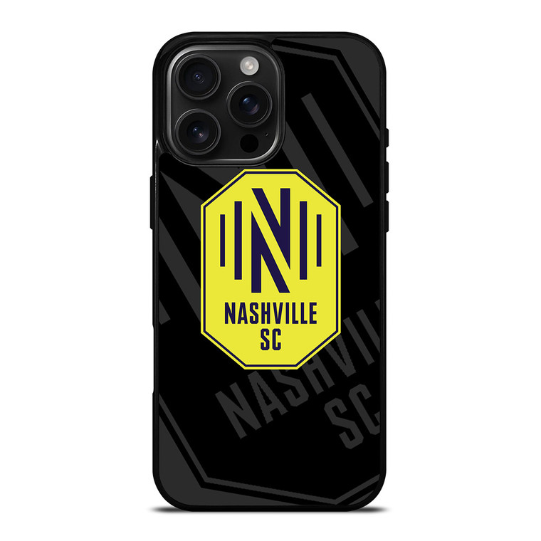 NASHVILLE SC MLS BLACK iPhone 16 Pro Max Case Cover
