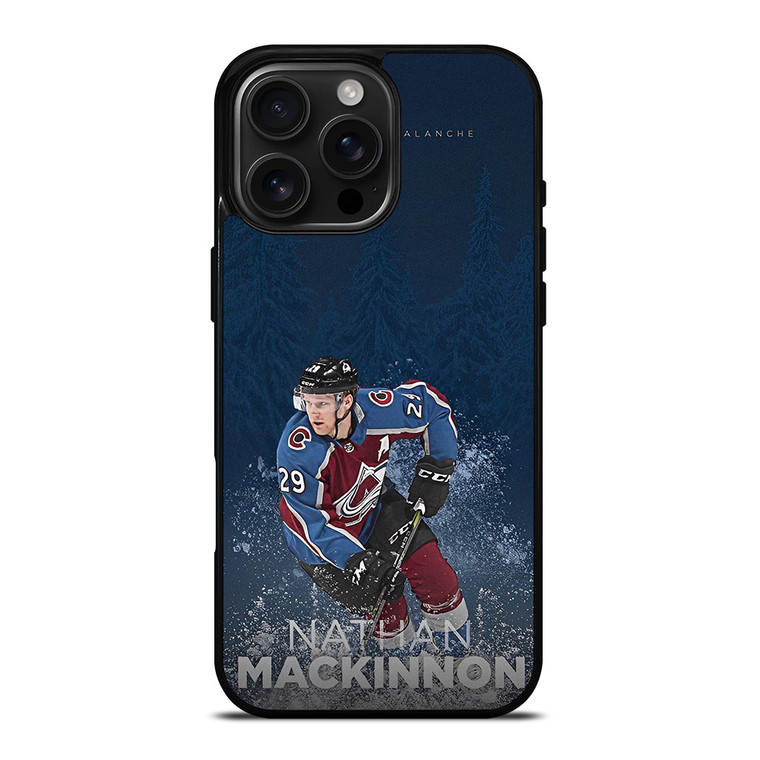 NATHAN MACKINNON COLORADO AVALANCHE NHL iPhone 16 Pro Max Case Cover