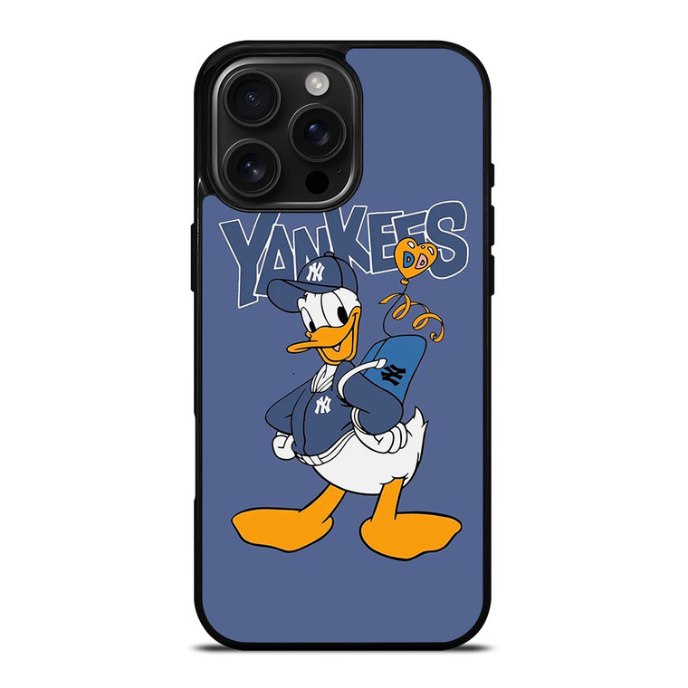 NEW YORK YANKEES BASEBALL DONALD DUCK iPhone 16 Pro Max Case Cover