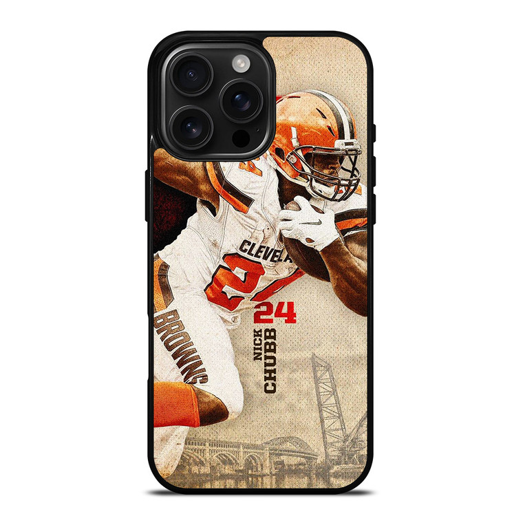 NICK CHUBB CLEVELAND BROWN iPhone 16 Pro Max Case Cover