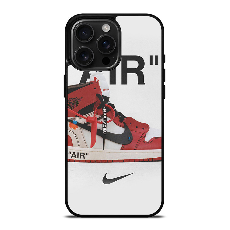 NIKE AIR JORDAN OFF WHITE SHOES iPhone 16 Pro Max Case Cover