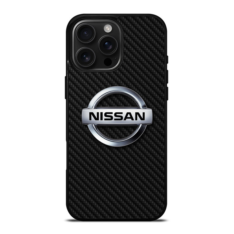 NISSAN AUTOMOBILE CARBON FIBER iPhone 16 Pro Max Case Cover