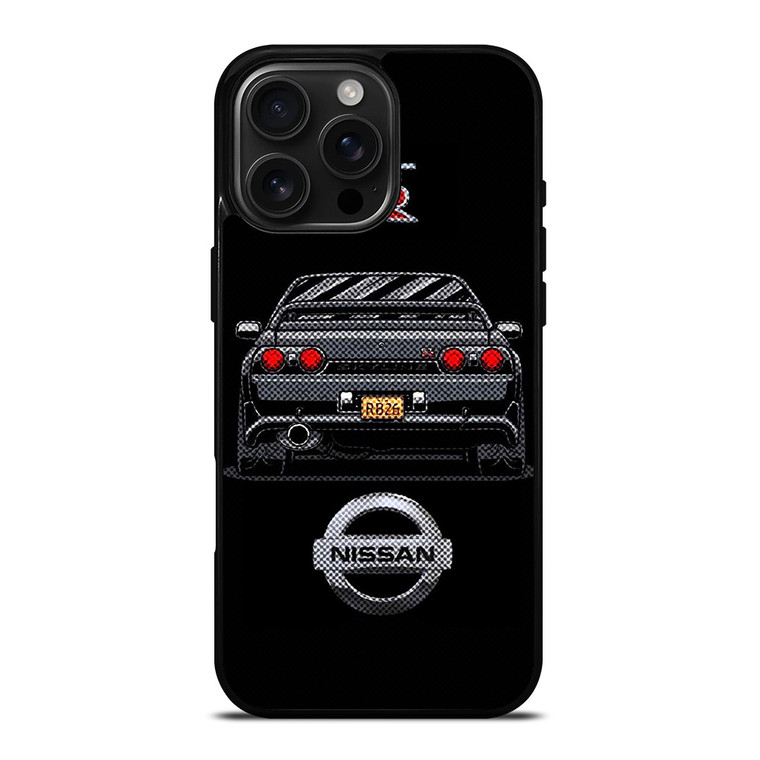 NISSAN GTR ILLUSTRATION iPhone 16 Pro Max Case Cover