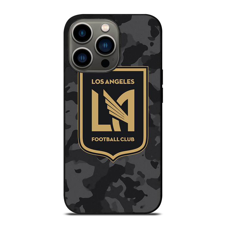 LOS ANGELES FC MLS BLACK CAMO iPhone 13 Pro Case Cover LOS ANGELES FC MLS BLACK CAMO iPhone 13 Pro Case Cover