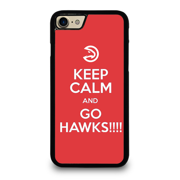 KEEP CALM AND GO ATLANTA HAWKS iPhone 7 / 8 Case Cover