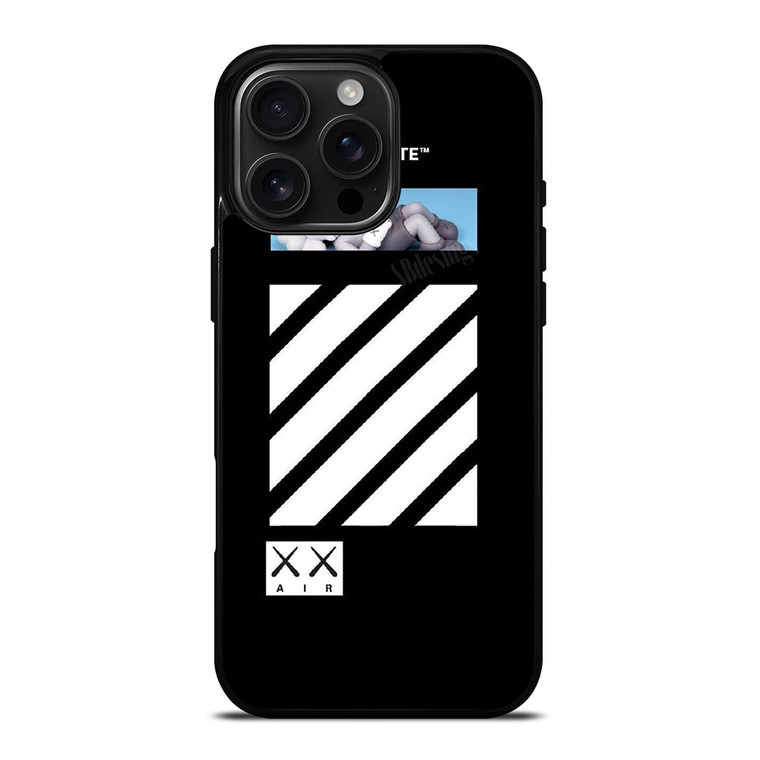 OFF WHITE KAWS AIR iPhone 16 Pro Max Case Cover