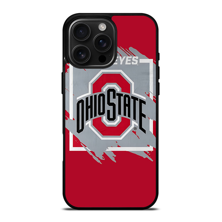 OHIO STATE BUCKEYES UNIVERSITY FOOTBALL LOGO iPhone 16 Pro Max Case Cover