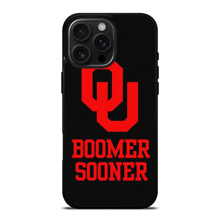 OKLAHOMA BOOMER SOONER FOOTBALL iPhone 16 Pro Max Case Cover