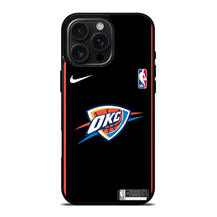 OKLAHOMA CITY THUNDER NIKE NBA BASKETBALL iPhone 16 Pro Max Case Cover OKLAHOMA CITY THUNDER NIKE NBA BASKETBALL iPhone 16 Pro Max Case Cover
