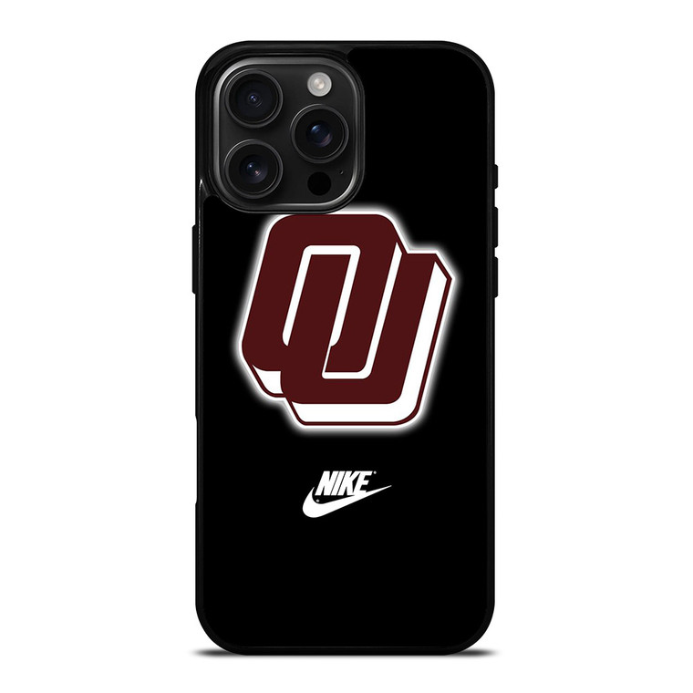 OKLAHOMA SOONERS UNIVERSITY FOOTBALL TEAM LOGO iPhone 16 Pro Max Case Cover