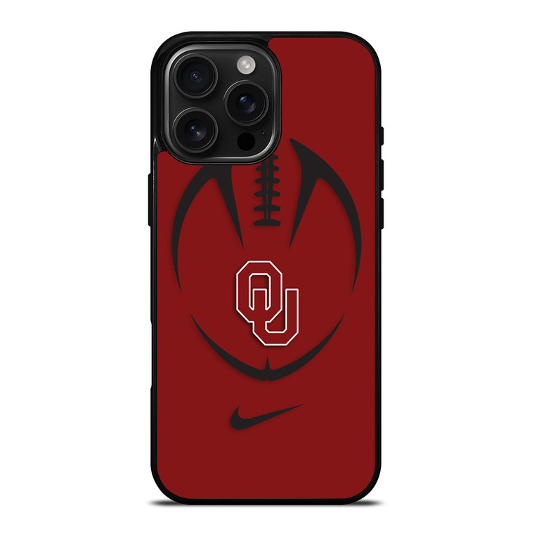 OKLAHOMA UNIVERSITY FOOTBALL iPhone 16 Pro Max Case Cover