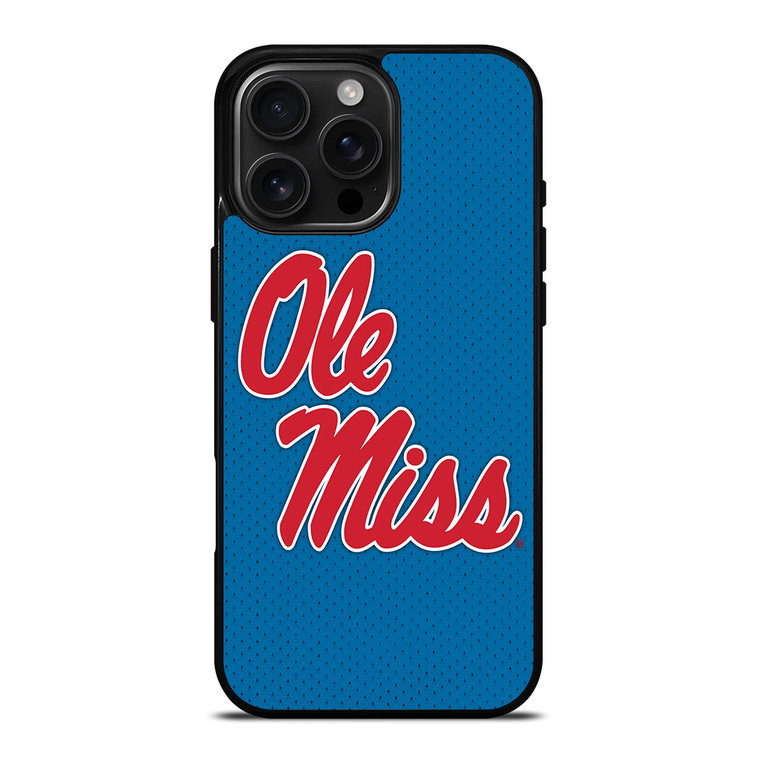 OLE MISS UNIVERSITY FOOTBALL iPhone 16 Pro Max Case Cover